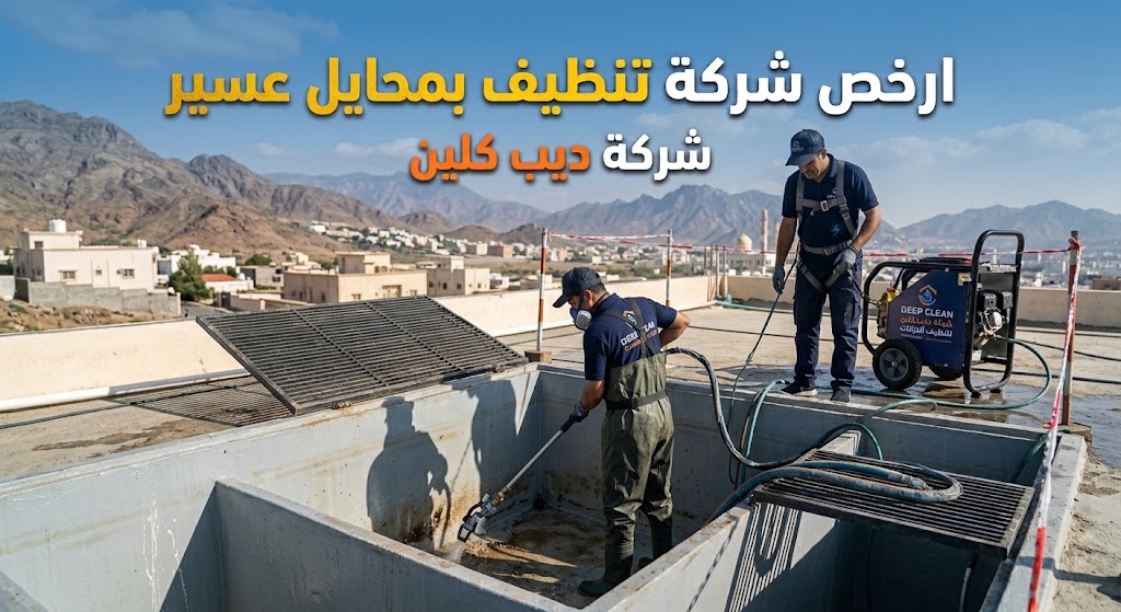 ارخص شركة تنظيف خزانات بمحايل عسير