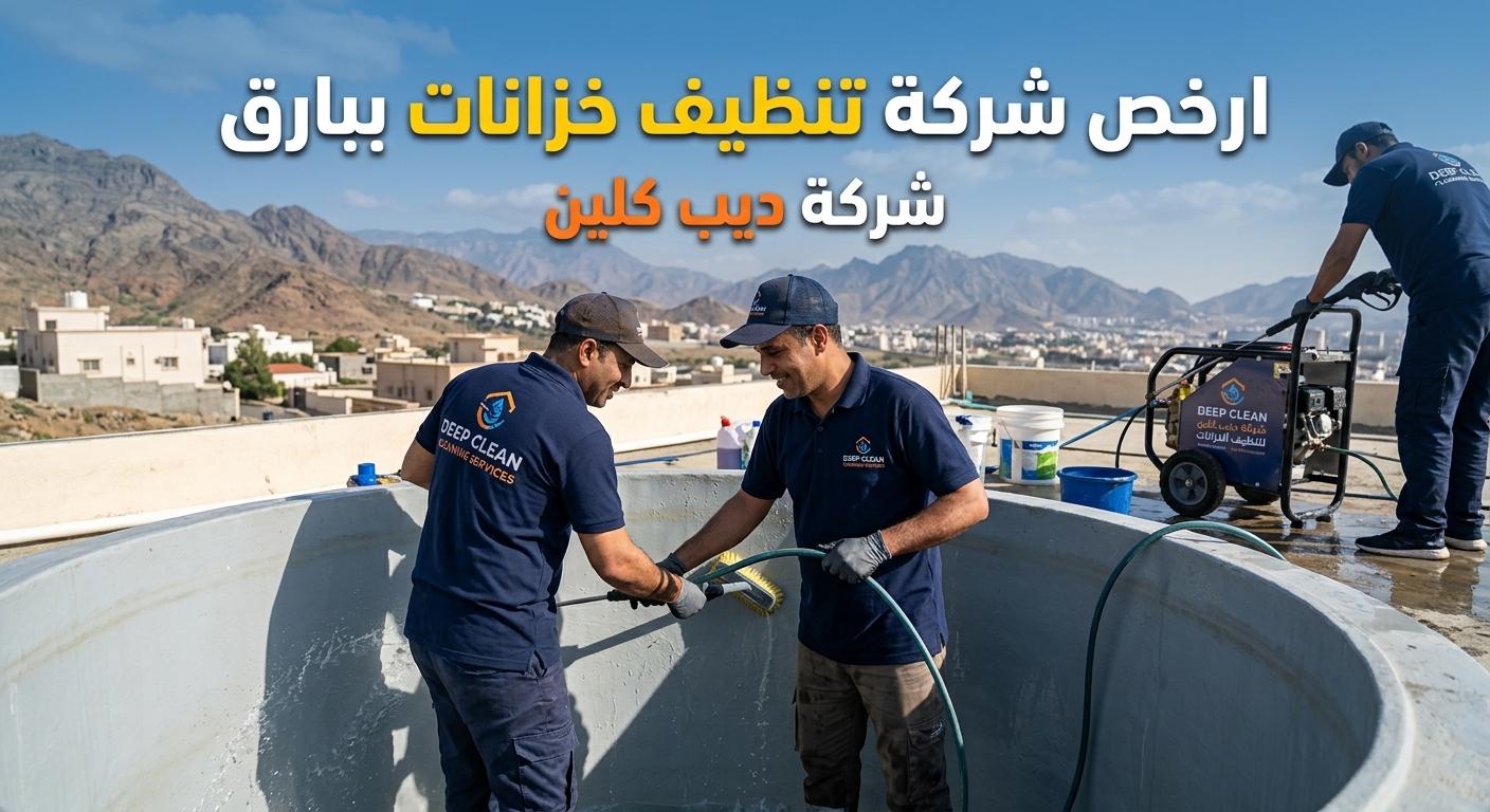 ارخص شركة تنظيف خزانات ببارق