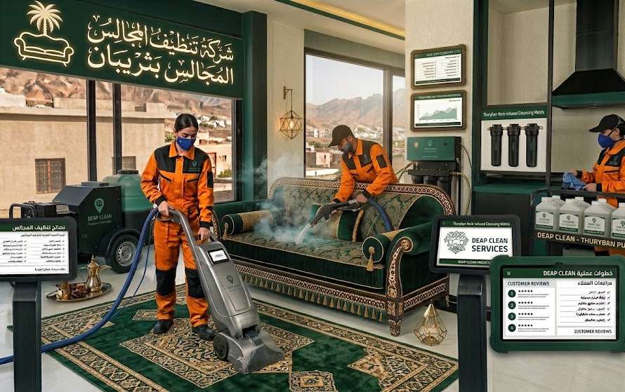 شركة تنظيف المجالس بثريبان